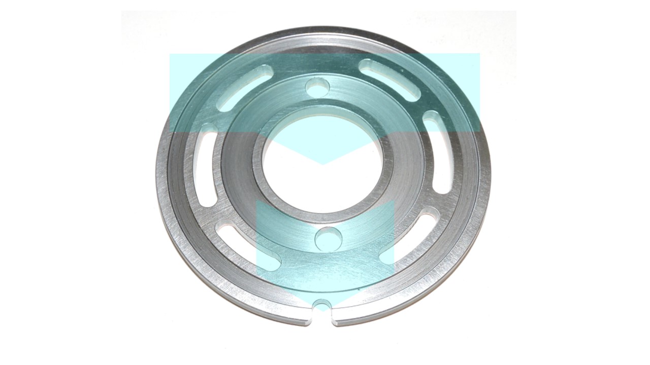 PLACA DE VALVULA BIMETAL SAUER DANFOSS MPV-044 (GIRO DERECHO)