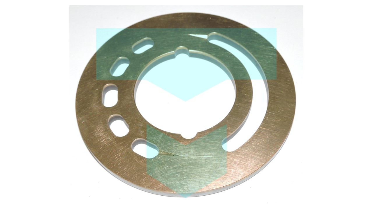 PLACA VALVULA BIMETAL REXROTH A10VO45 (GIRO DERECHO) 