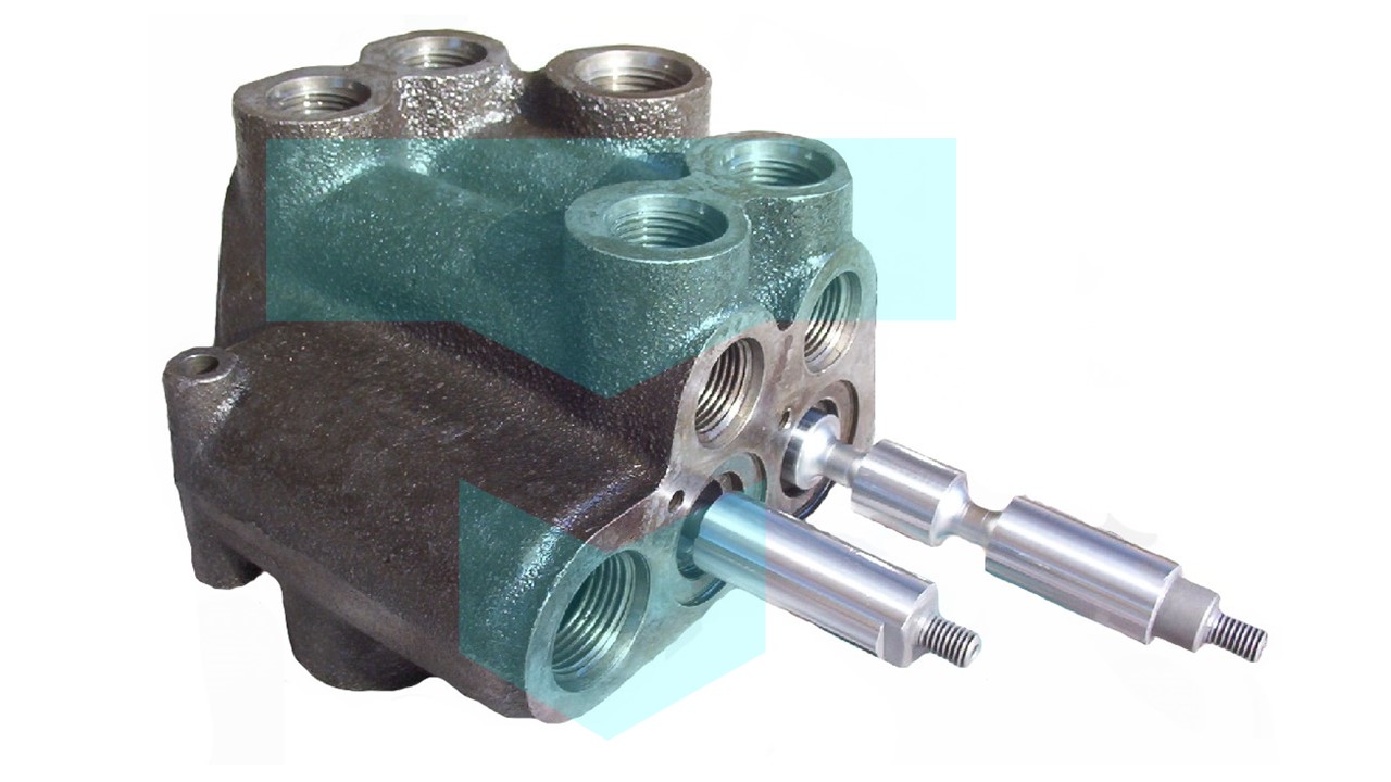 VALVULA DE COMANDOS MONOBLOCK 2 VIAS